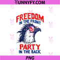 Freedom In The Front Party In The Back PNG, Eagle With Sunglasses PNG
