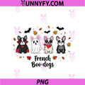 French Boo-Dog PNG, Halloween Ghost French Bulldog Fall Autumn PNG