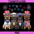 French Bulldog 4th of July PNG, Patriotic Funny PNG