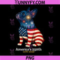 French Bulldog Americas 250th PNG, Patriotic Dog Fireworks PNG