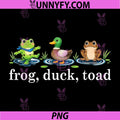 Frog Duck Toad Zoological PNG, Funny Protest PNG