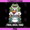 Frog Duck Toad Zoological PNG, Funny Protest PNG