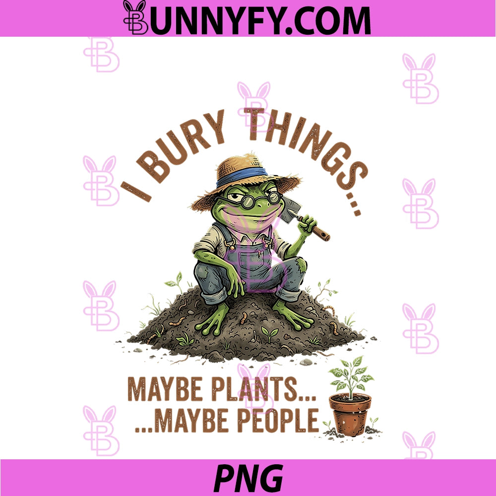 Frog I Bury Things Maybe PNG, Plants Maybe People PNG