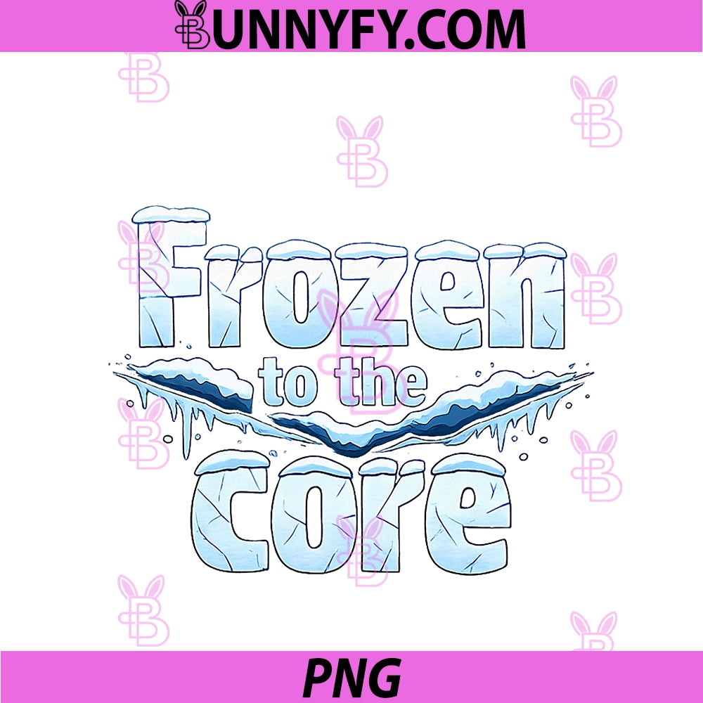 Frozen To The Core PNG, HVAC Thermostat Humor Graphic PNG