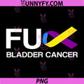 Fuck Bladder Cancer PNG, Awareness Month Ribbon Support Squad PNG