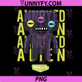 Fuggler Annoyed Alien PNG, Black Laboratory Misfits PNG