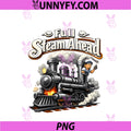 Full Steam Ahead PNG, Plumber Pipe Pun Steam Engine Graphic PNG
