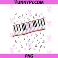 Funny 1980s Beat It Piano PNG, Beat Music Cosplay Keyboard Player PNG