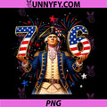 Funny 67 76 George Washington PNG, Six Seven Patriotic 4th July PNG