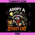 Funny Adopt A Street Cat PNG, Raccoon PNG