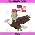 Funny Americas 250th PNG, Frog Eagle Bird 4h of July Patriotic PNG