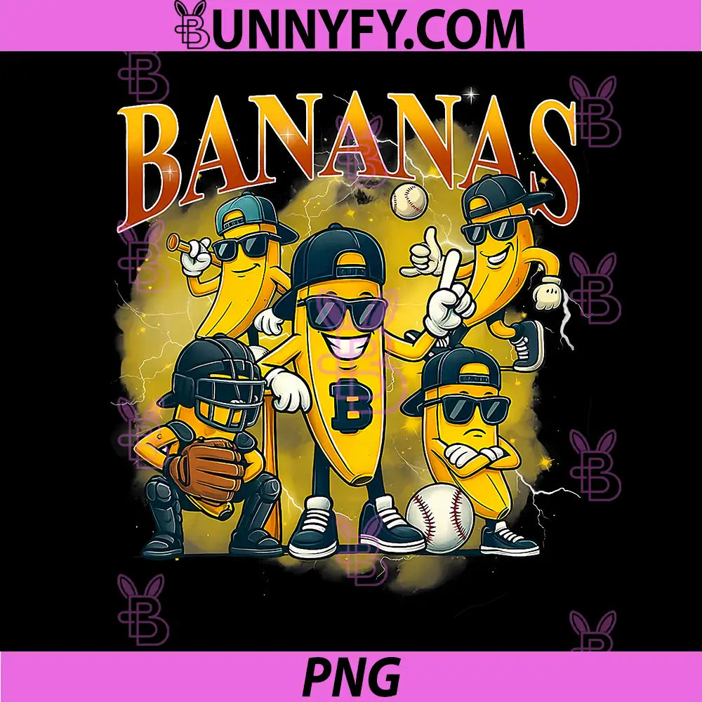 Funny Banana PNG, Lovers Bootleg Bananas PNG