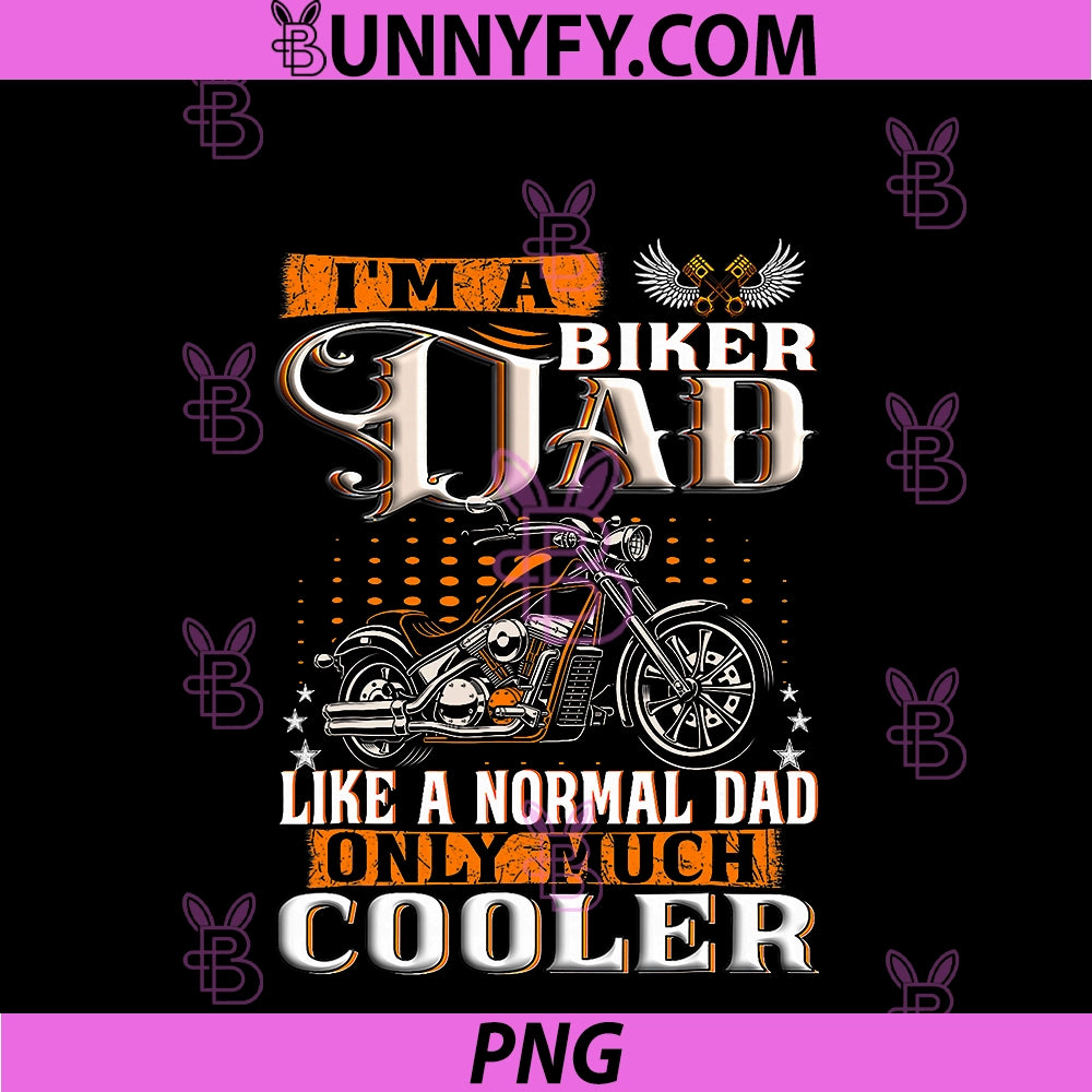 Funny Best Biker Dad PNG, Motorcycle Rider Father PNG