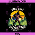 Funny Bigfoot Disc PNG, Golf Player Saying PNG