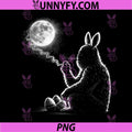 Funny Bigfoot Graphic Easter Bunny PNG, Meme Sasquatch Sleeping PNG