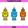 Funny Binary Robot PNG, Robot Funny PNG