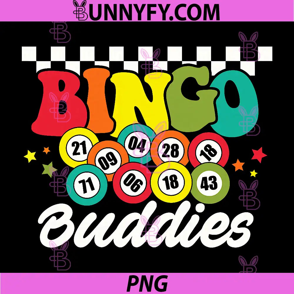 Funny Bingo Buddies PNG, Lucky Game Matching Tea PNG
