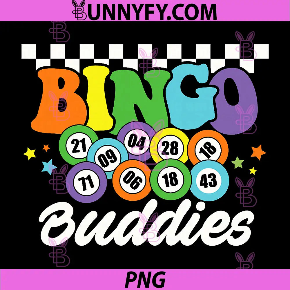 Funny Bingo Buddies PNG, Lucky Game Matching Team PNG