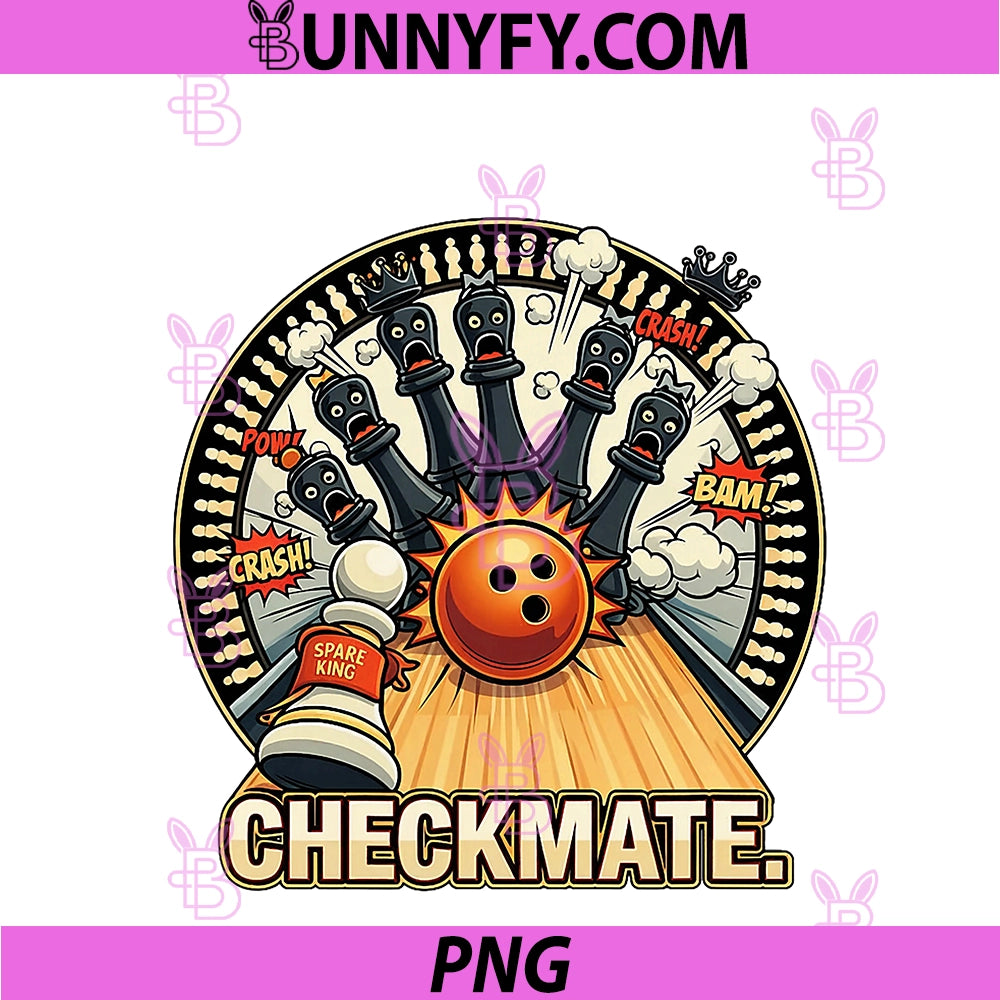 Funny Bowler Chess Pawn vs King Pin PNG, Checkmate PNG