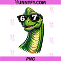 Brachiosaurus Dinosaur Sunglasses PNG, 67 Six Seven Meme PNG