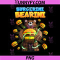 Funny Burgerini Bearini PNG, Tsunami Brainrot PNG