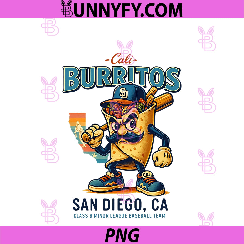 Funny Cali Burritos PNG, Minor League Baseball PNG