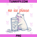 Funny Cat PNG, Meme No Ice Please PNG