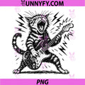 Funny Cat Playing Electric PNG, Guitar Rock Star Graphic PNG