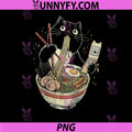 Funny Cat Ramen Anime PNG, Aesthetic Kawaii Foodie PNG