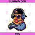 Funny Chicken Gamer Tee Gaming PNG, Headset Gamepad Video Games PNG