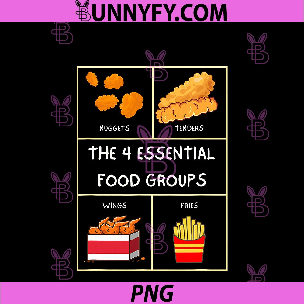 Funny Chicken PNG, Nuggets Wings Strips Fries Fast Food Lover PNG