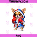 Funny Chihuahua PNG, Boxing Attire PNG