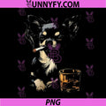 Chihuahua Cigar Whiskey PNG, Cool Dog Drinking Alcohol Art PNG
