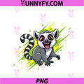 Funny Cute PNG, Lemur Cartoon PNG