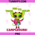 Funny Cute RV Or Tent Campers PNG, Take Me To Your Campground PNG