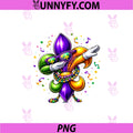 Funny Dabbing Symbol PNG, Mardi Gras Outfit  PNG