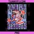 Funny Dinosaur 4th of July PNG, Patriotic Chill The Fourth Out PNG