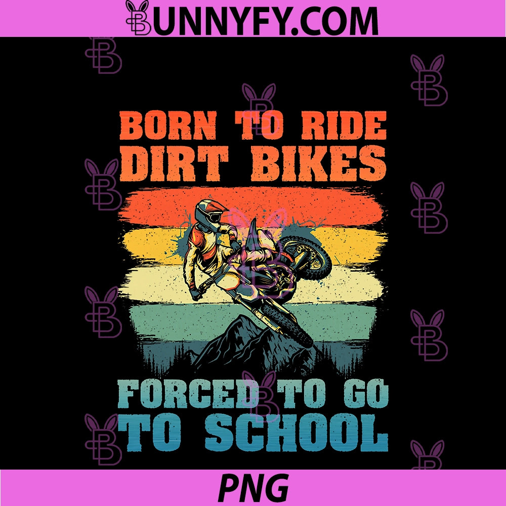 Funny Dirt Bike Art For Boys Girls PNG, Motocross Dirt Bike Rider PNG