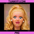 Disgusting Doll face PNG, Meme Hilarious Sarcastic PNG