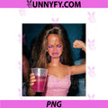 Funny Doll Face Sarcastic Doll Girl Party PNG, Drinking Doll Meme PNG