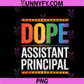 Dope Assistant Principal PNG, Saying Raglan Baseball PNG