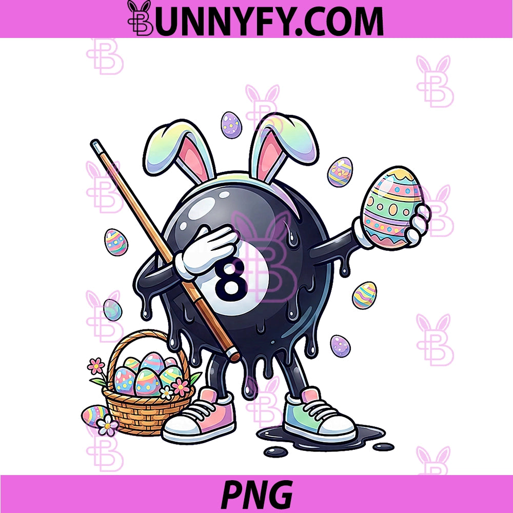 Funny Drip PNG, Billard Bunny PNG
