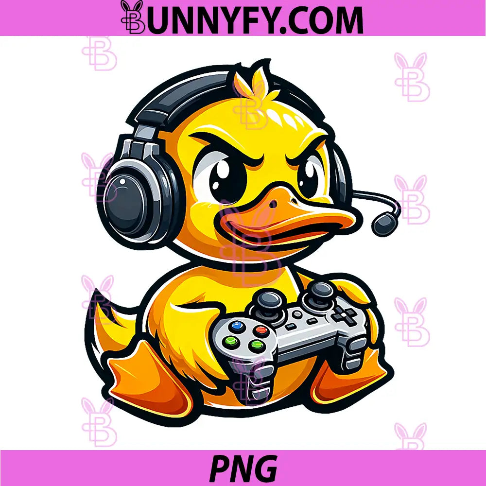 Funny Duck Gamer PNG, Video Games PNG