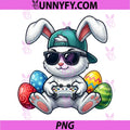 Funny Easter Bunny Gaming PNG, Video Game Easter Day PNG