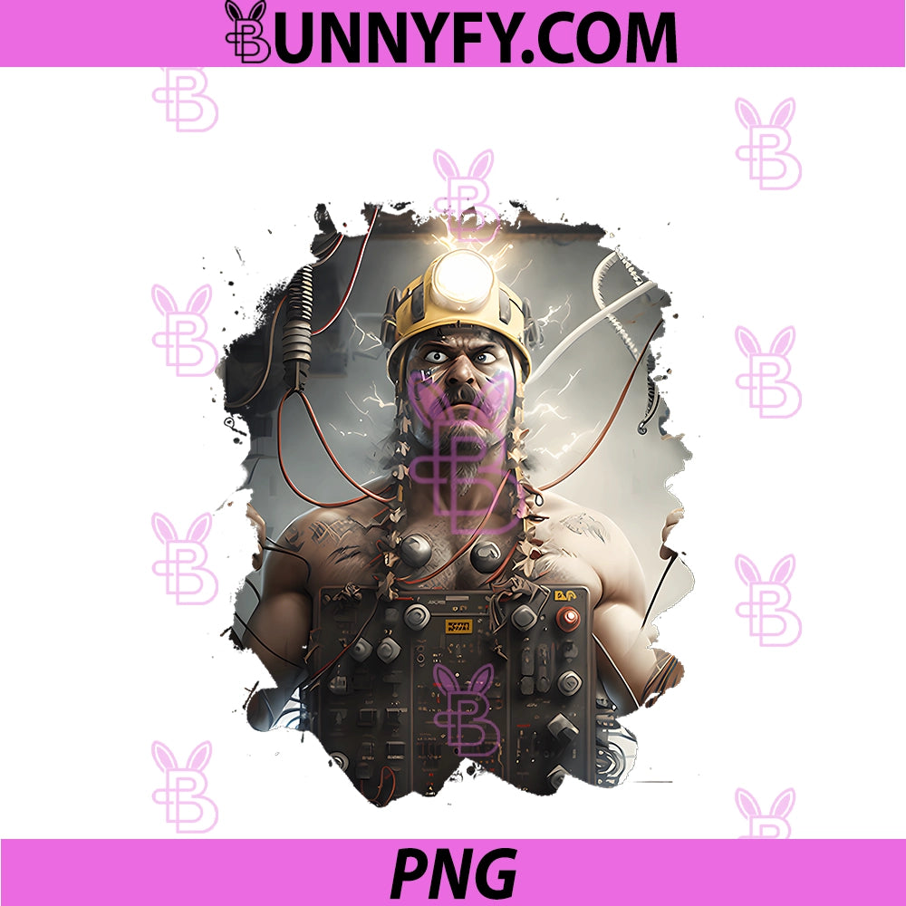 Funny Electrician And Electronics PNG, Engineer PNG