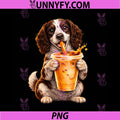 English Springer Spaniel Iced Coffee PNG, Dog Lover Design PNG