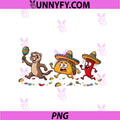 Funny Ferret Cinco PNG, De Mayo Kids Mens Womens Mexican PNG