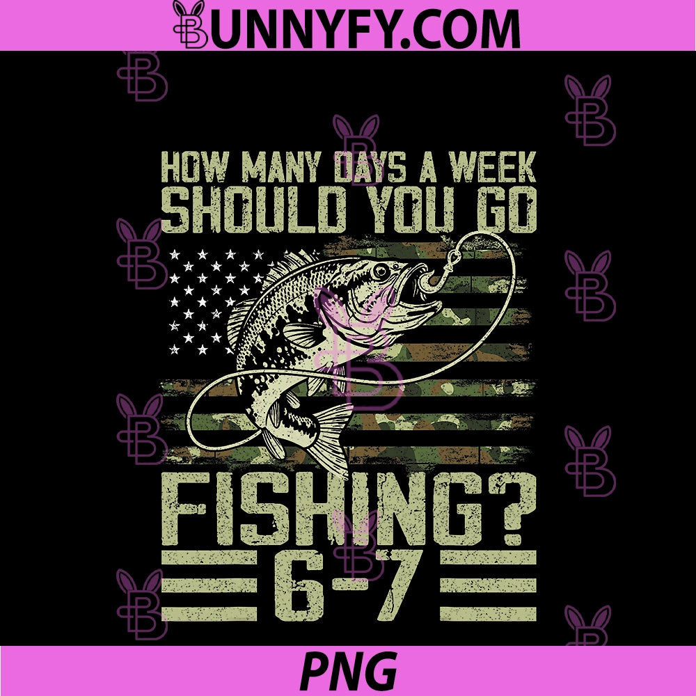 Funny Fishing PNG, Camouflage USA Flag Bass Fish 67 PNG