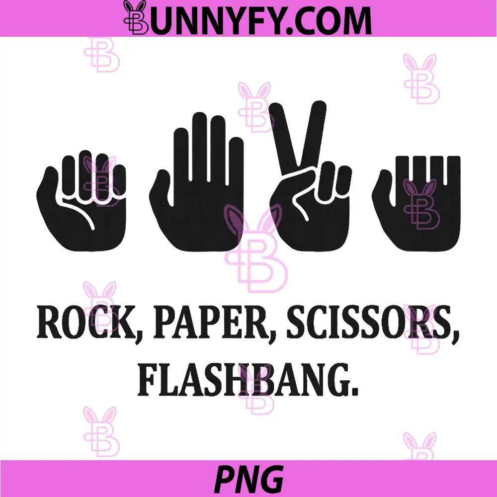 Rock Paper Scissors Flash PNG, Sign Funny PNG