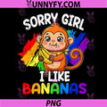 Funny Gay Pride Like Bananas PNG, Rainbow Flag LGBT Ally Humor PNG